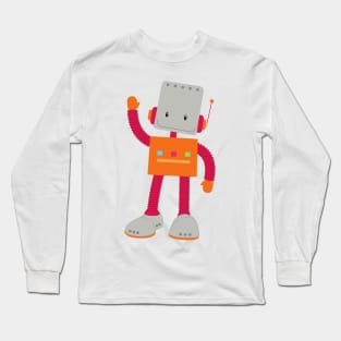 Cute Robot, Silly Robot, Funny Robot, Robotics Long Sleeve T-Shirt